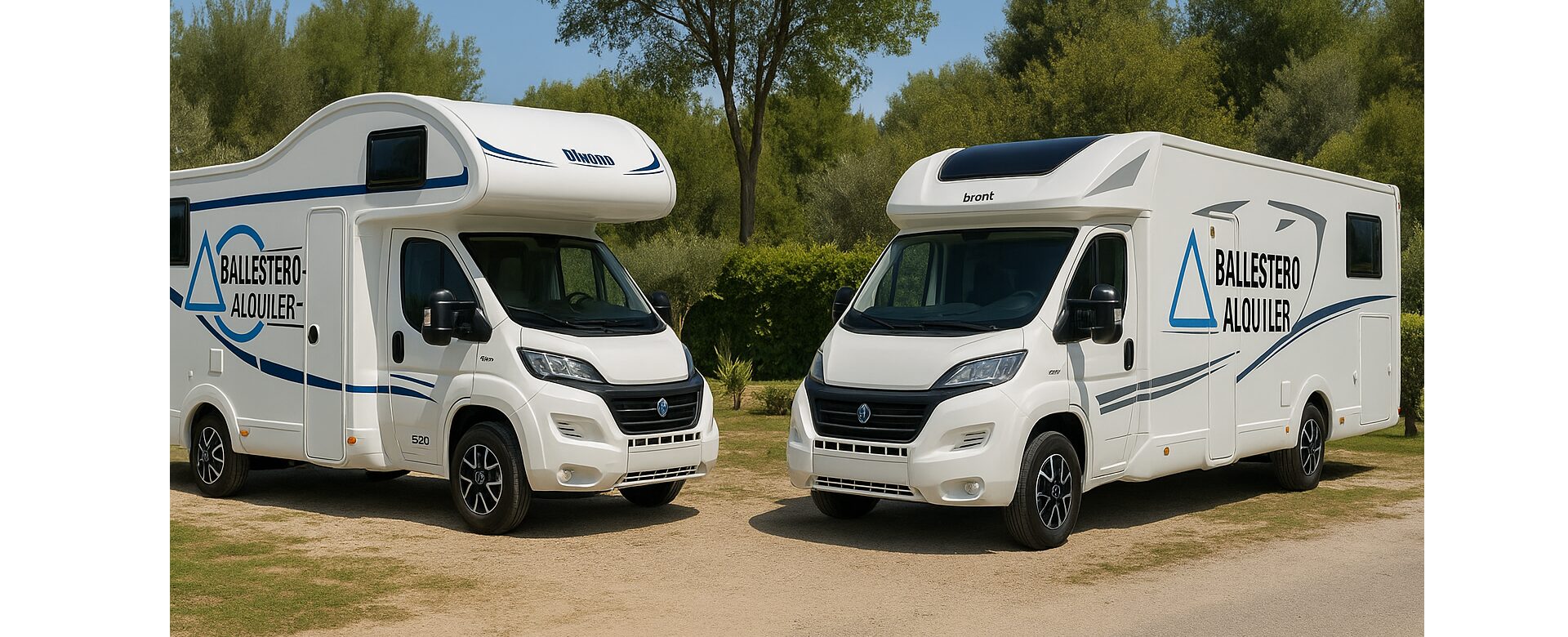 Alquiler de autocaravanas capuchina y perfilada en Barcelona